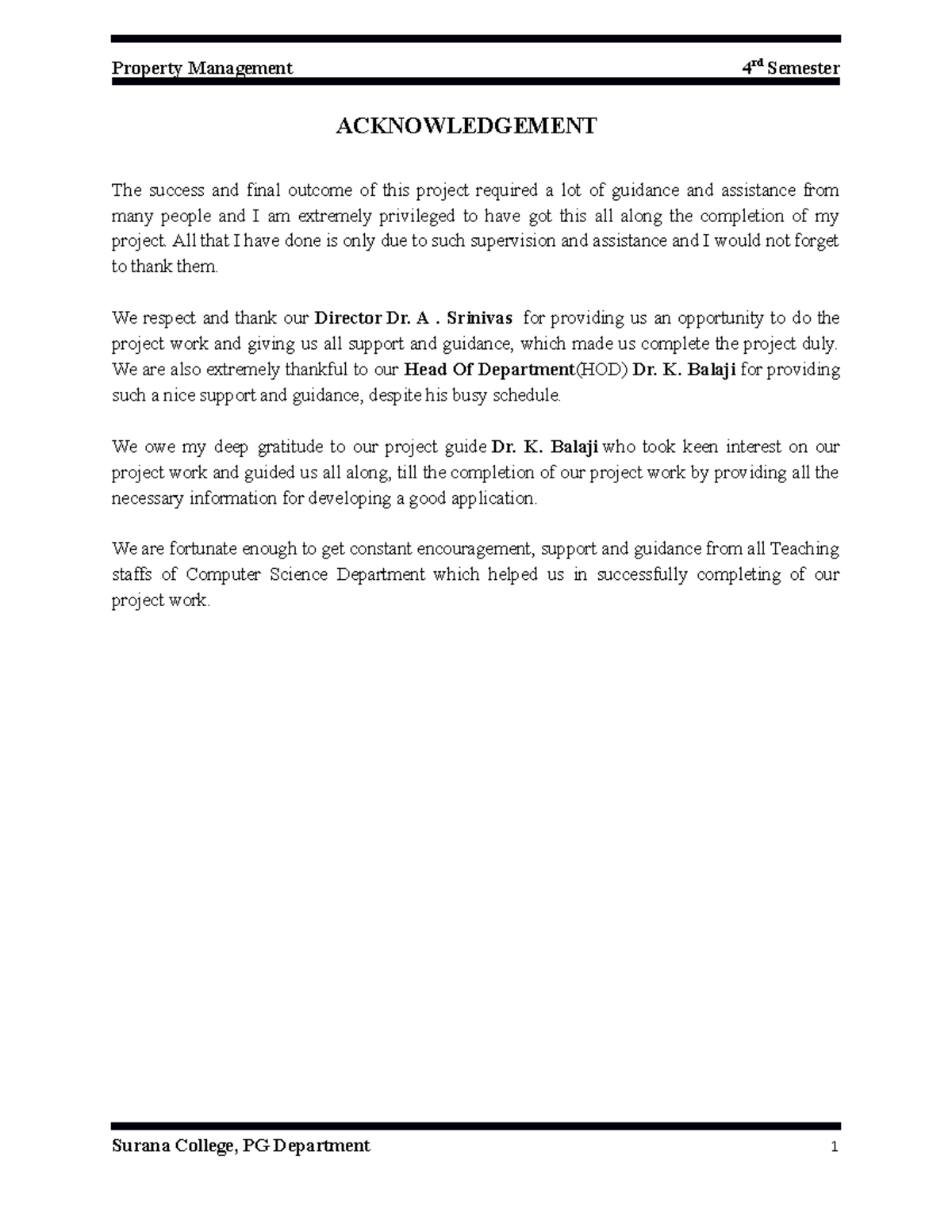 Budget visualization (1) - ACKNOWLEDGEMENT The success and final ...