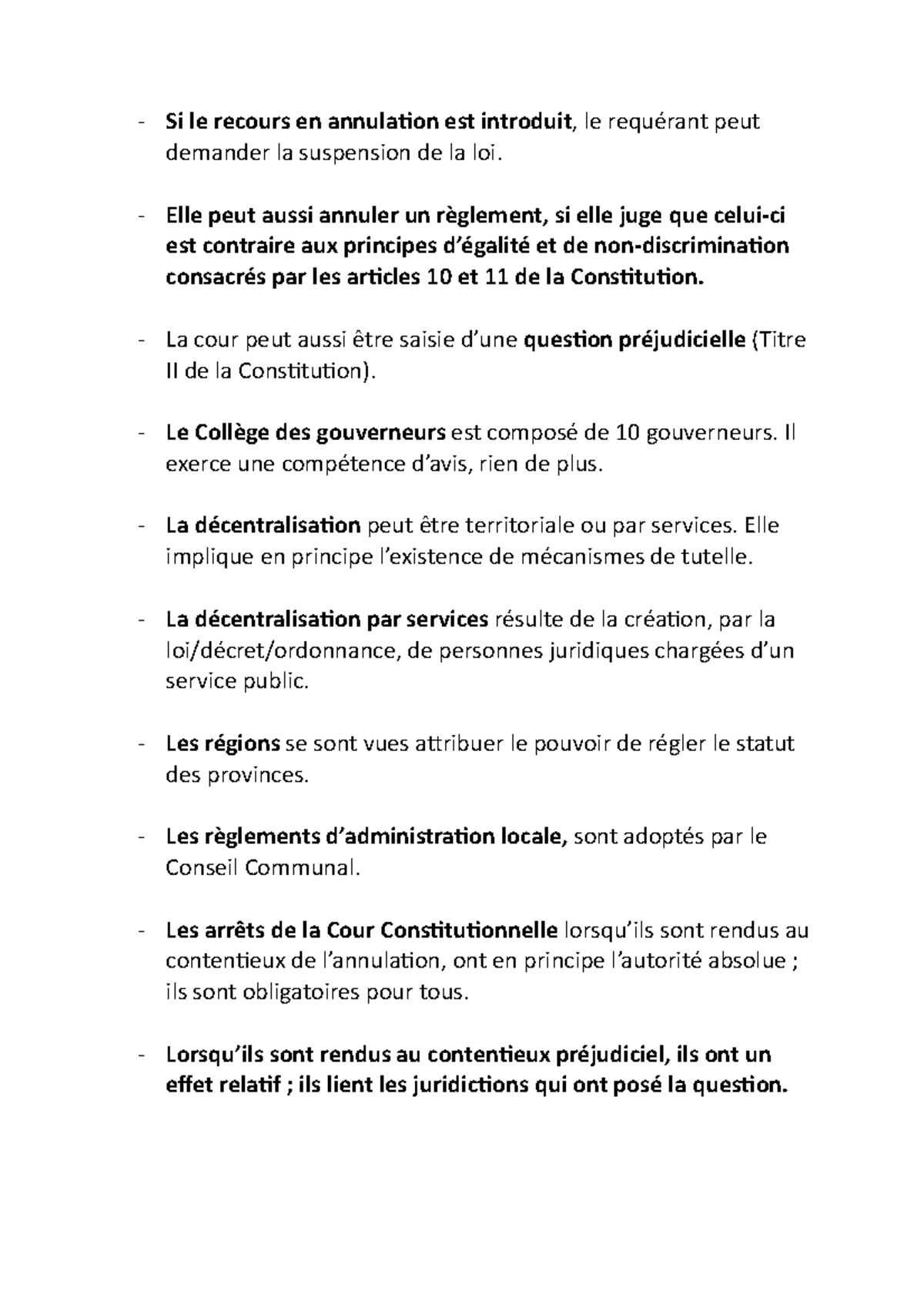 BA1-ECON- Droit Résumé -pages-21-24 - Si le recours en annula$on est ...