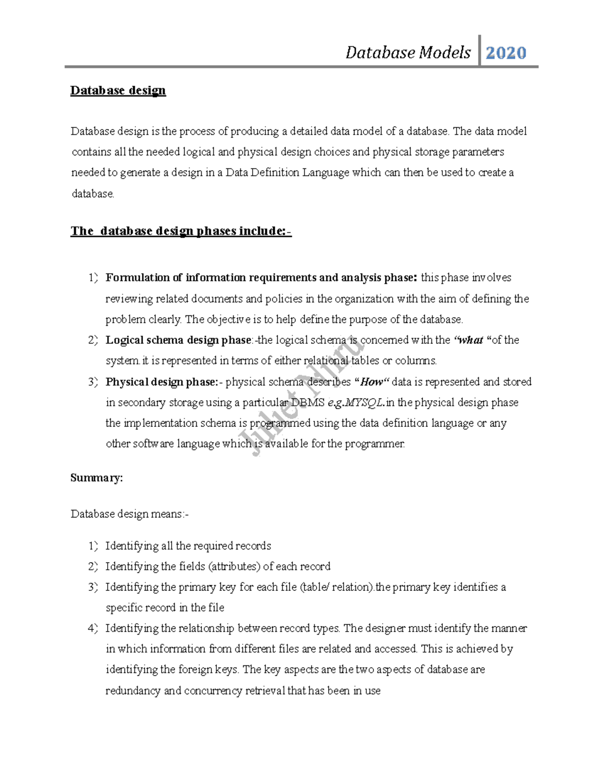 database-models-lecture-notes-3-database-design-database-design-is