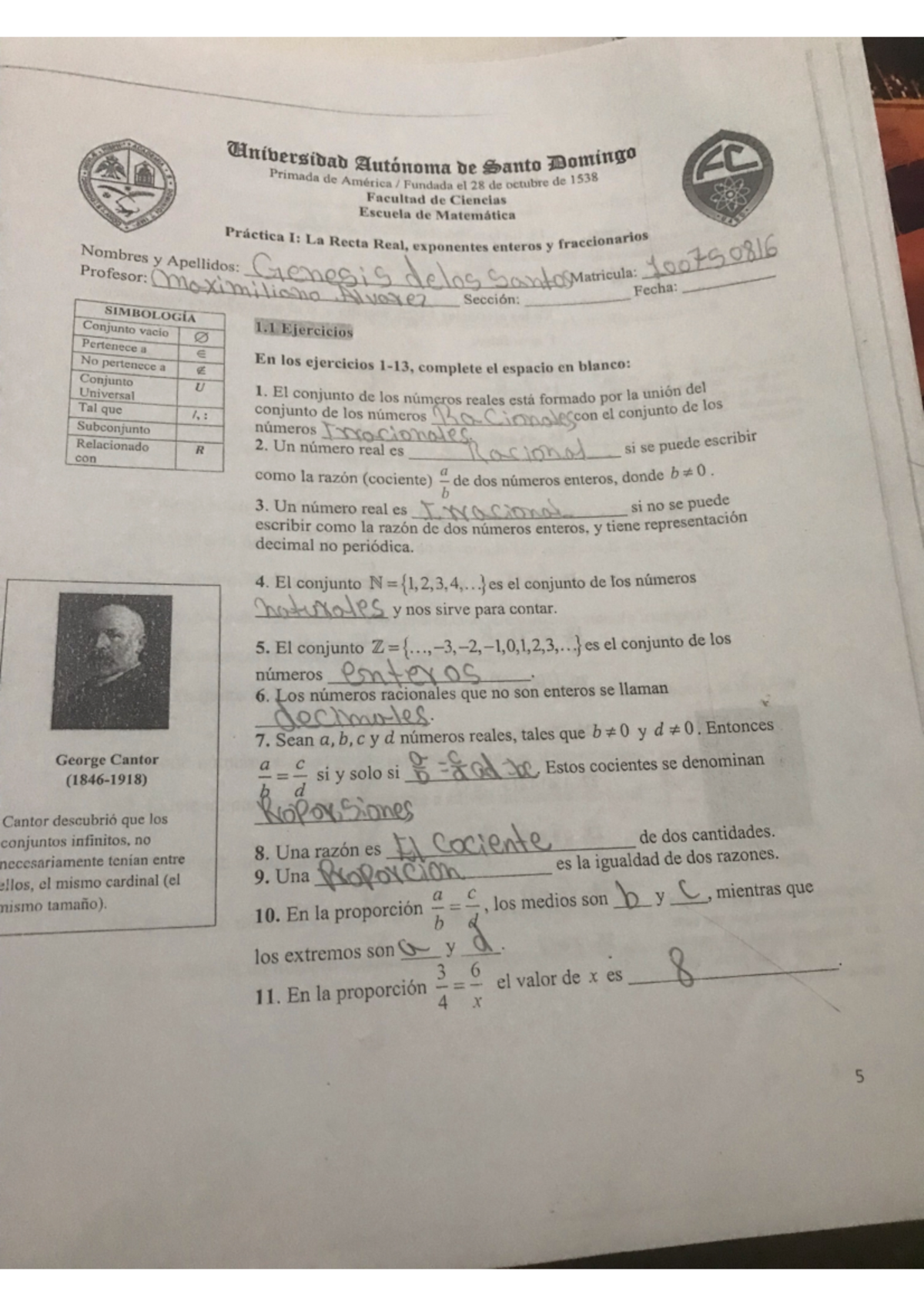 Guía 1 de matemáticas 014 - Matemática Básica - Studocu