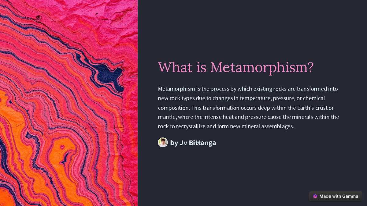 What-is-Metamorphism - What is Metamorphism? Metamorphism is the ...