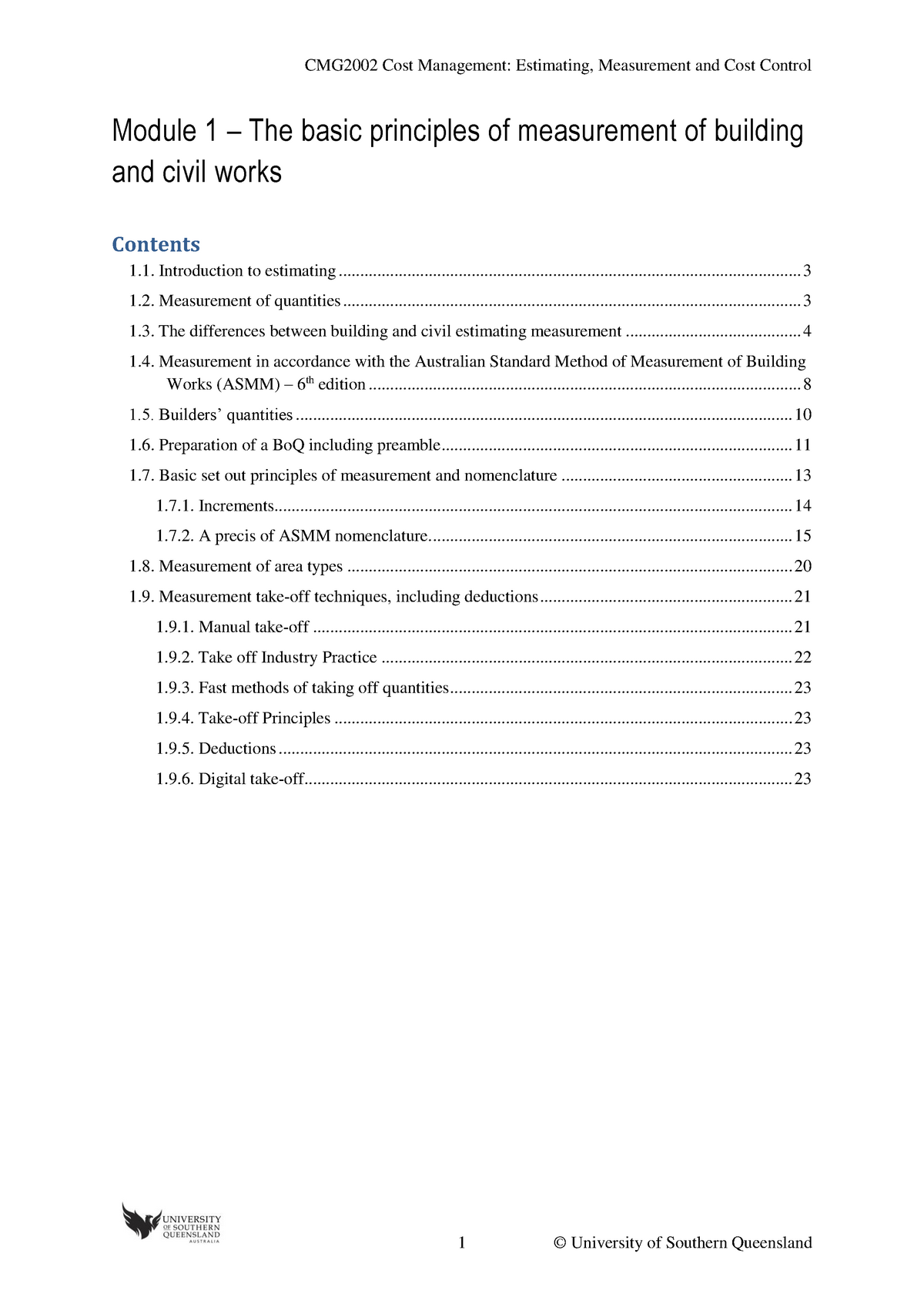 module-1-cmg2002-the-basic-principles-of-measurement-of-building-and