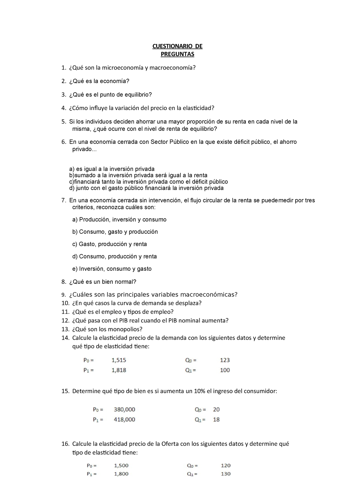 Cuestionario De Preguntas - CUESTIONARIO DE PREGUNTAS ¿Qué Son La ...