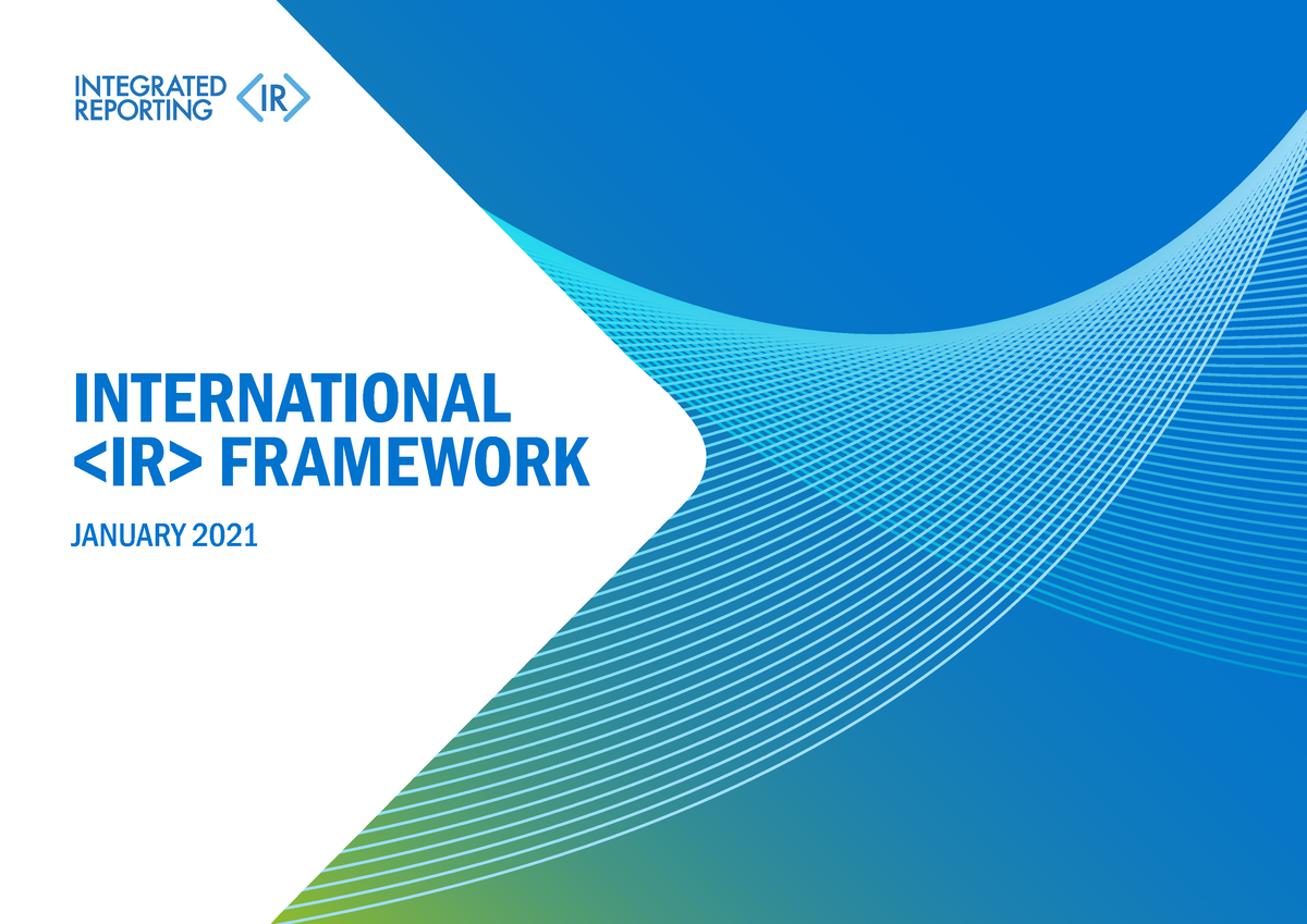 International Integrated Reporting Framework INTERNATIONAL FRAMEWORK