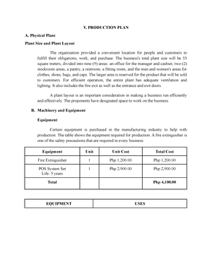 business plan introductory page