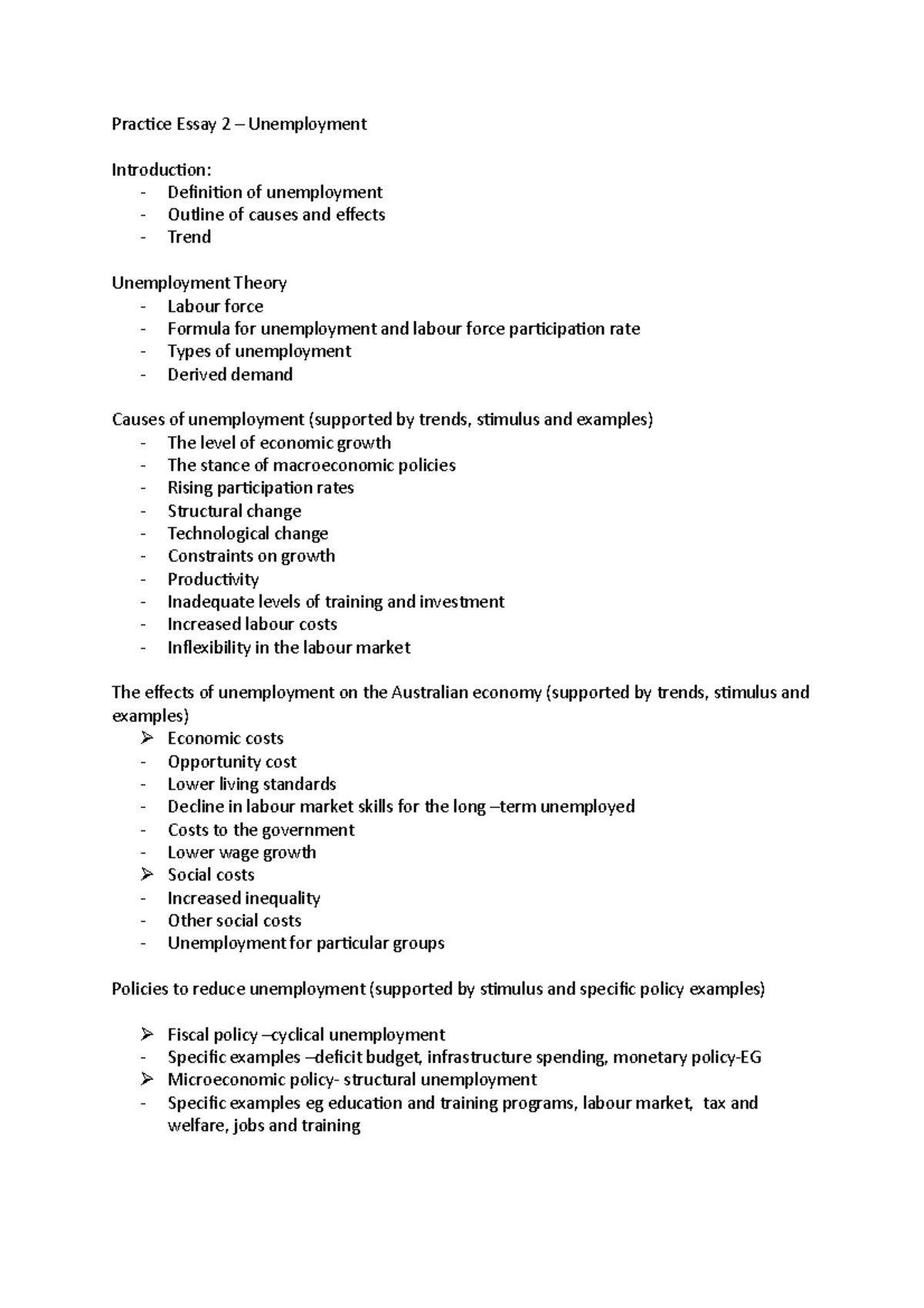 essay on unemployment and youth