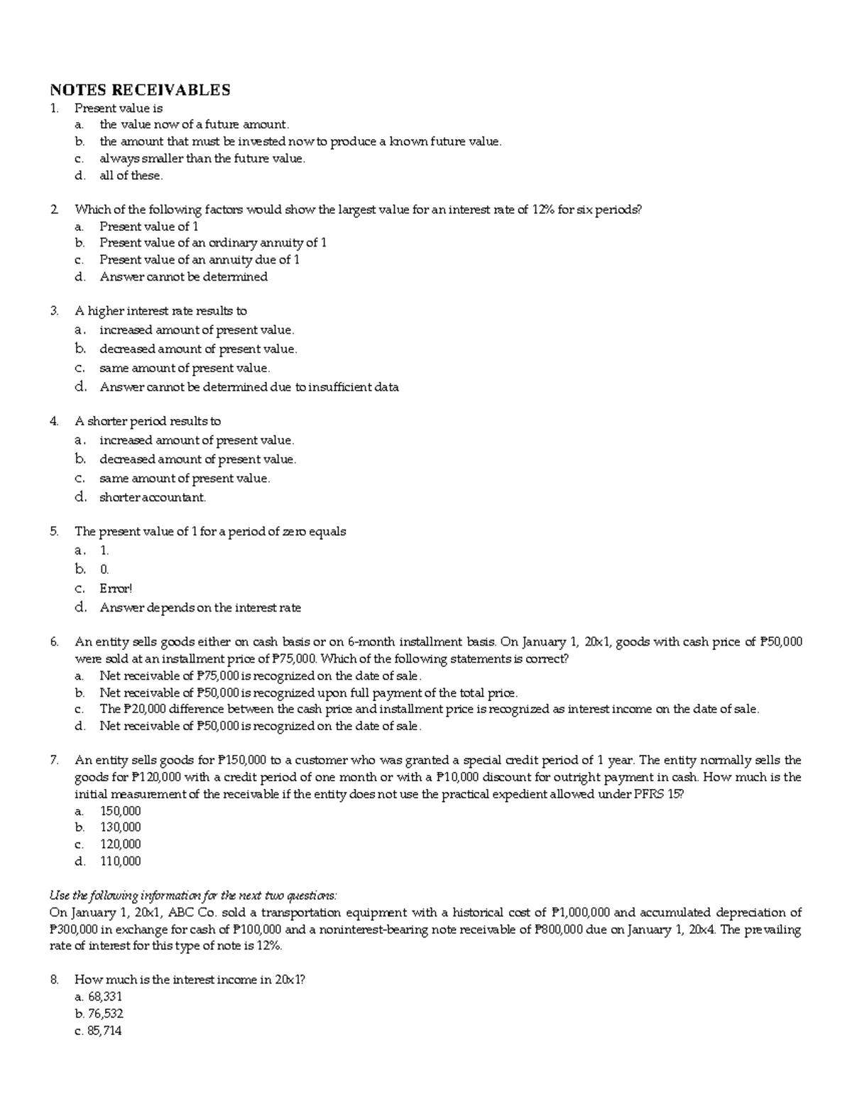 notes-receivable-problem-sets-notes-receivables-present-value-is-a