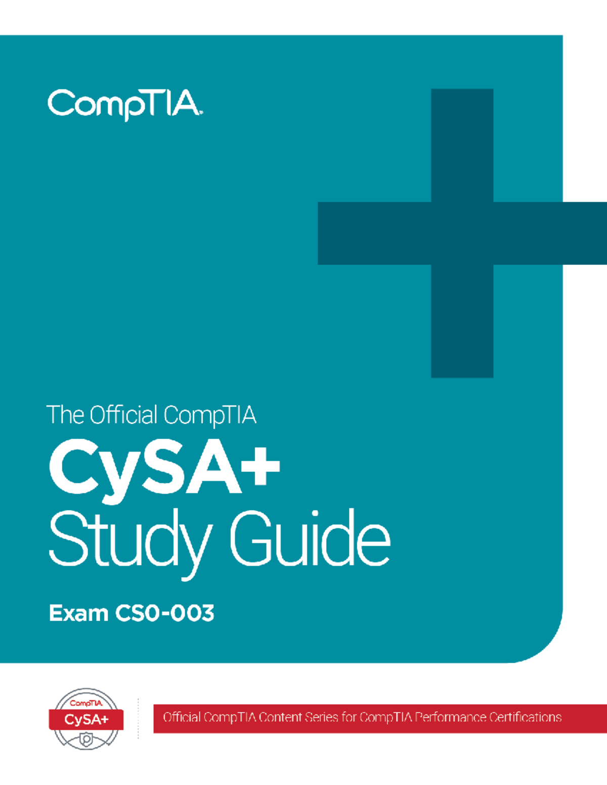 Cysa studyguide cs0-003 samplelesson - The Official CompTIA CySA+ Study ...