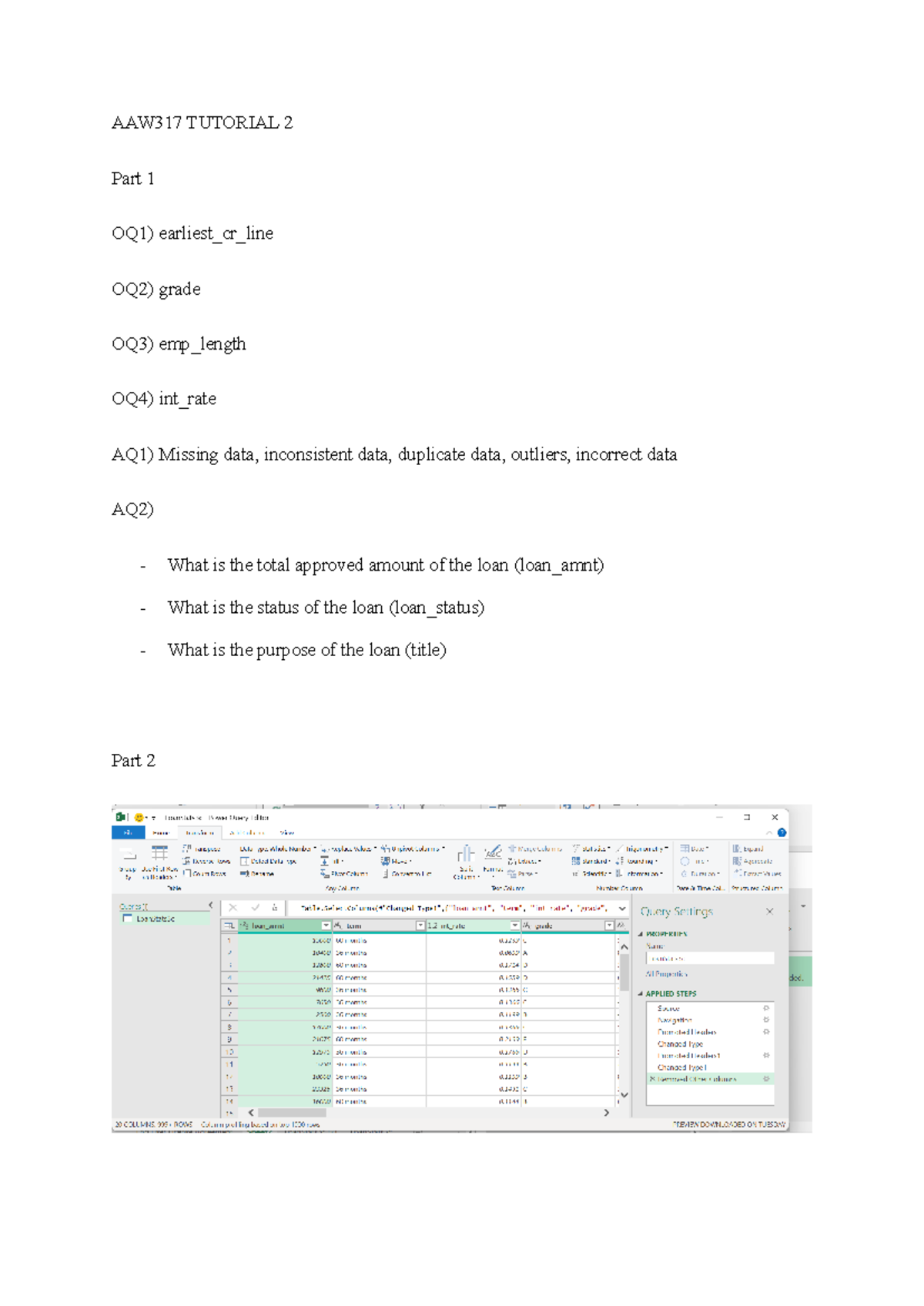 Tutorial Two AIS - Accounting Information Systems II - AAW317 TUTORIAL ...