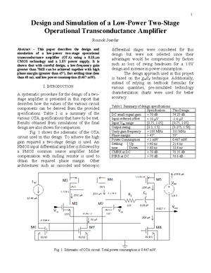 Design of a low voltage low drop out LDO voltage cmos regulator - ISSN ...