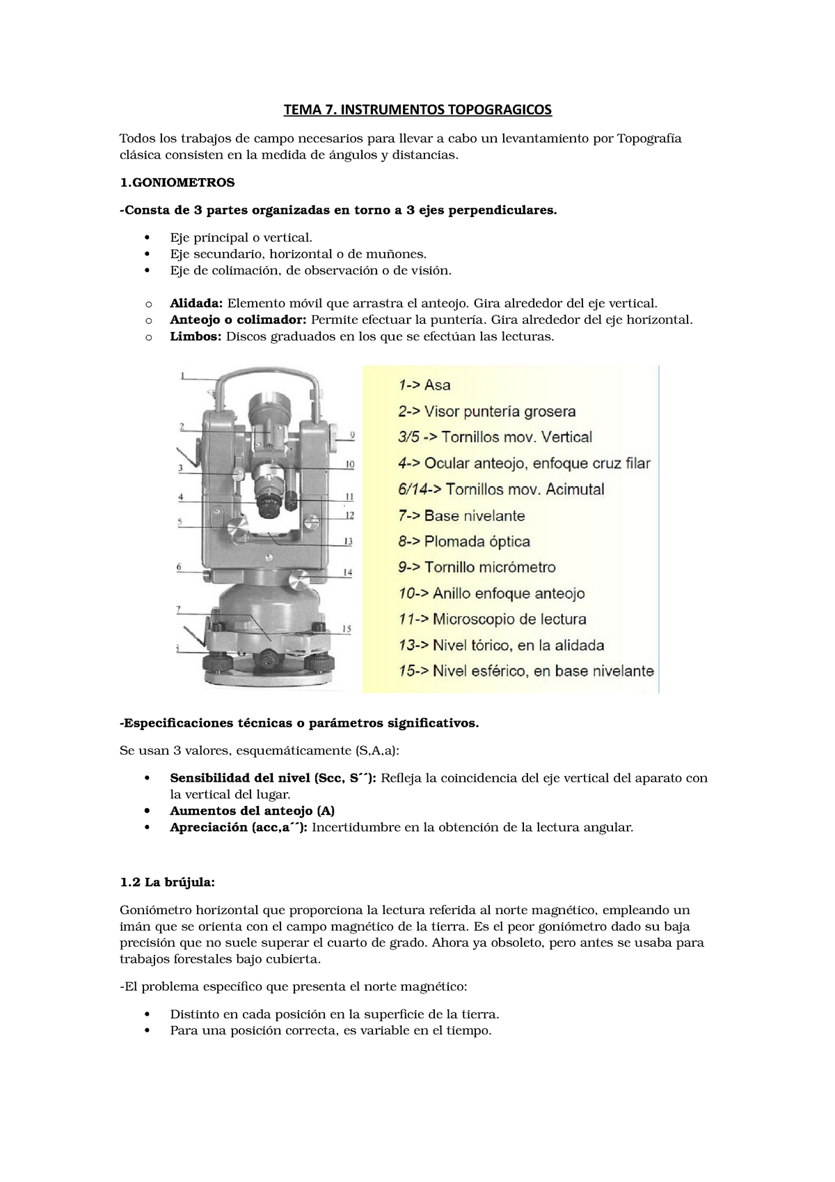 Resumen T7 Metodos Topograficos Studocu