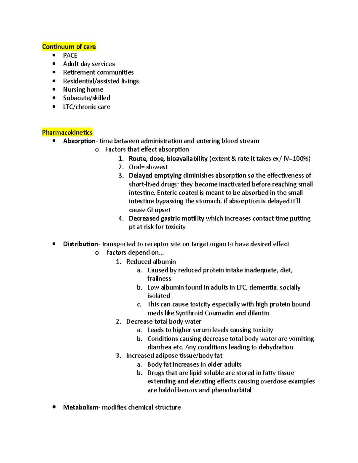 Geri 3 - Continuum of care PACE Adult day services Retirement ...