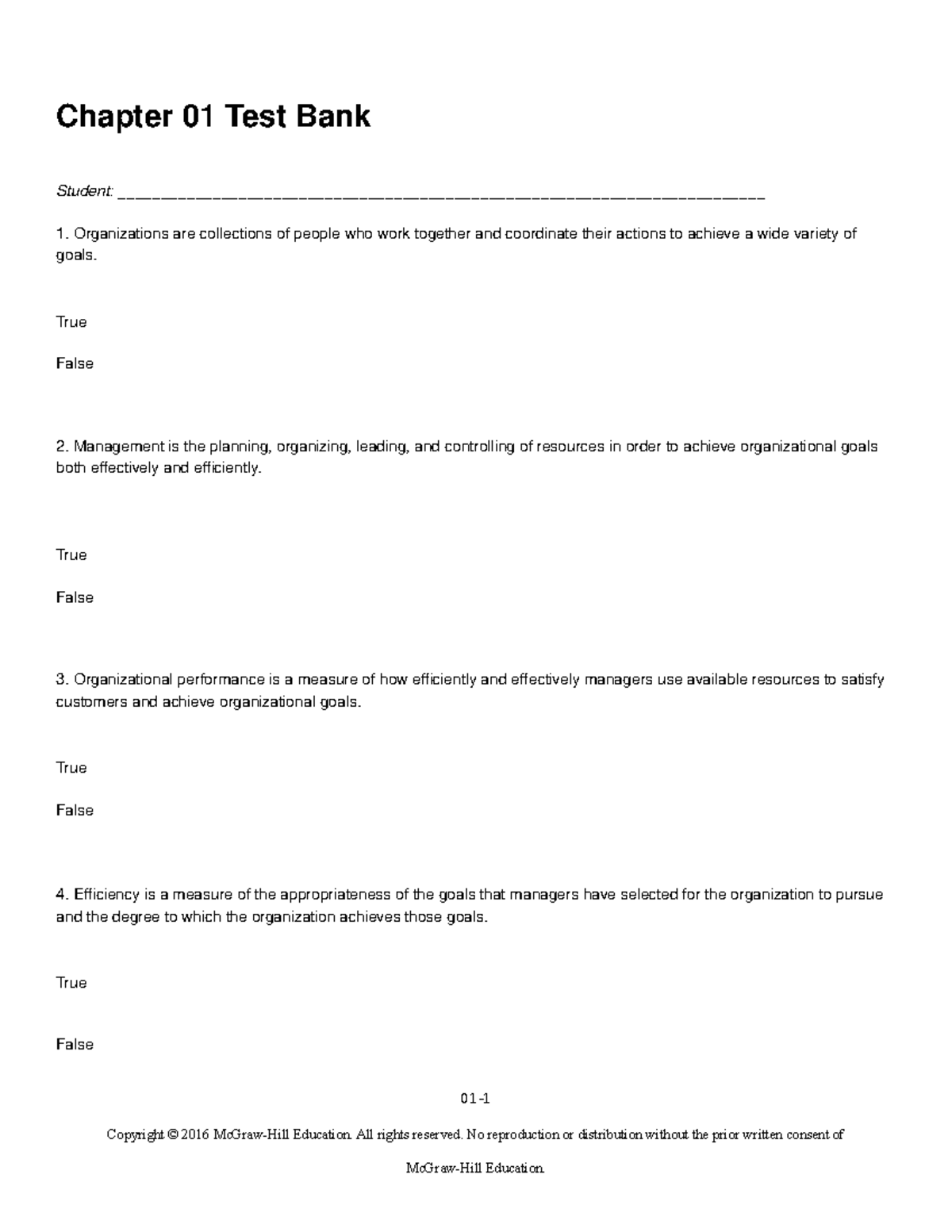 Test 20 5 August 2019, questions and answers - Chapter 01 Test Bank ...
