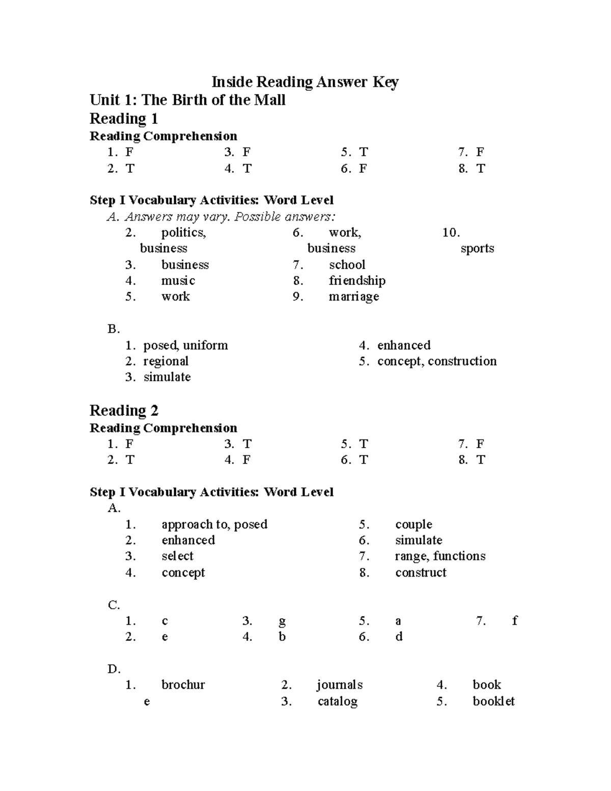 inside-reading-answer-key-f-2-t-3-f-4-t-5-t-6-f-7-f-8-t-step-i