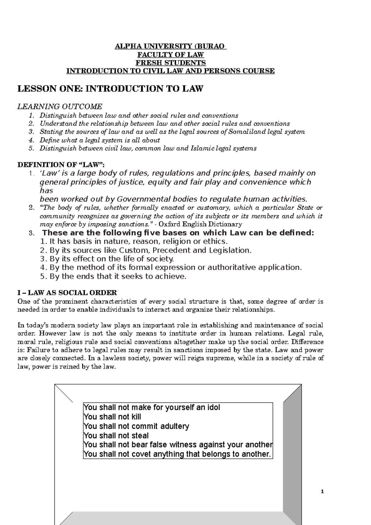 chapter-one-introduction-to-law-1-civil-law-studocu