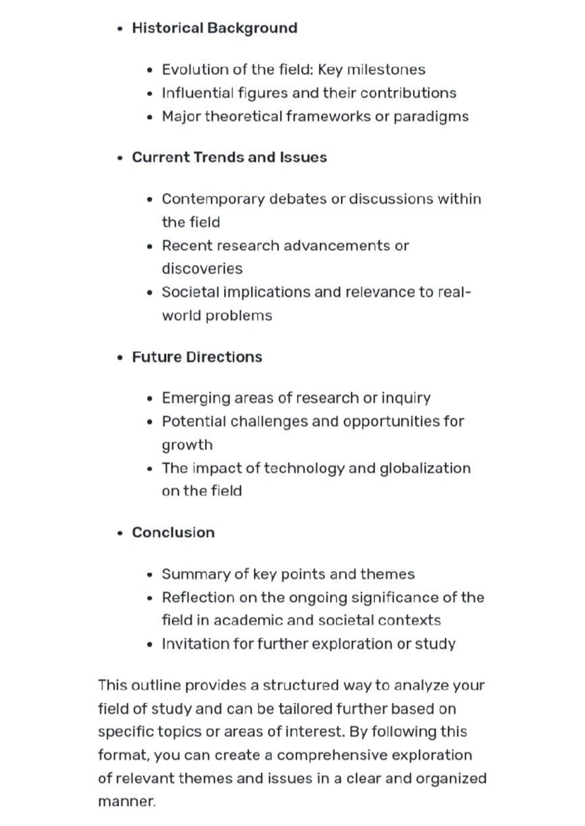 The relevant of study - Historical Background Evolution of the field ...