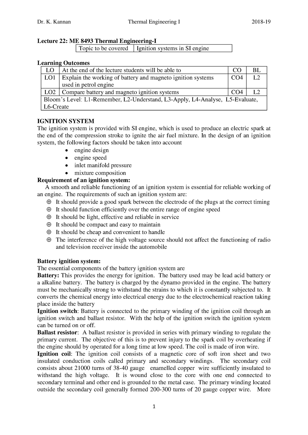 lecture-22-ignition-system-lecture-22-me-8493-thermal-engineering-i