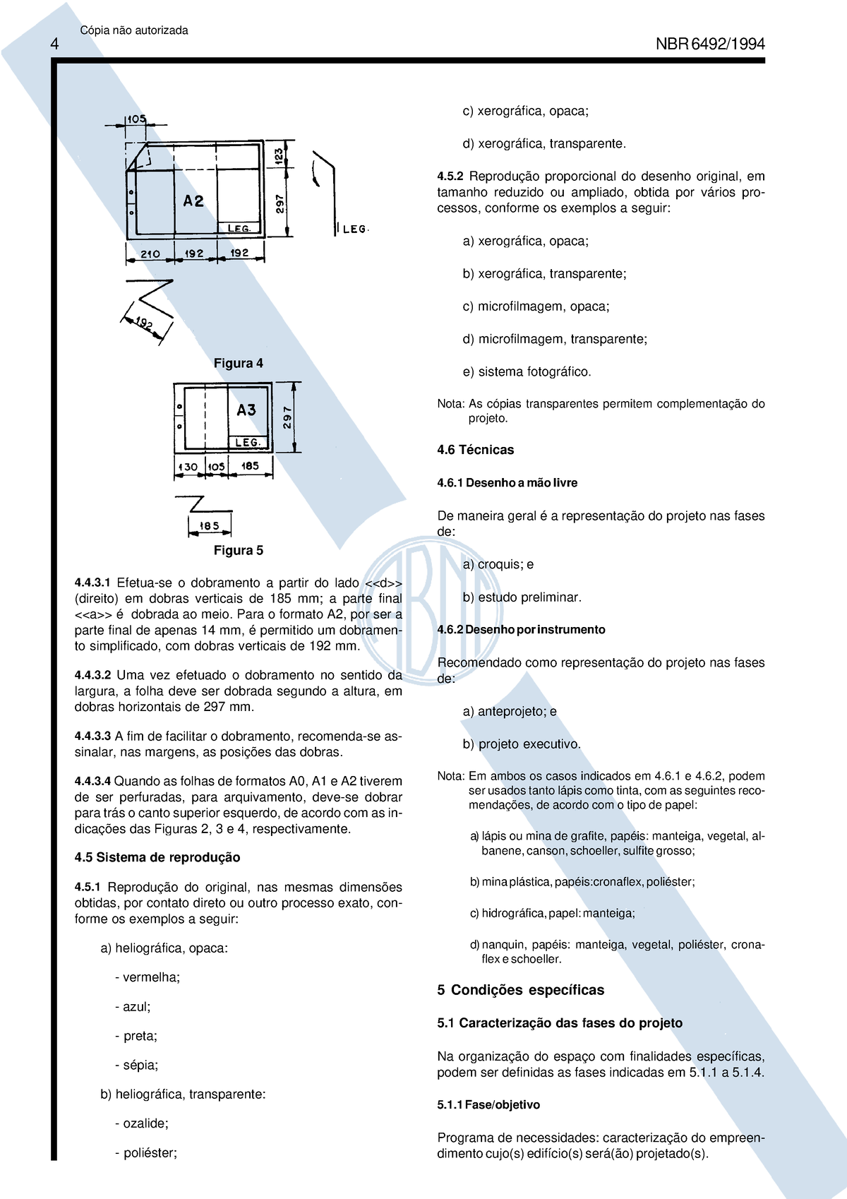Nbr 6492 Representacao De Projetos De Arquitetura 4 4 Nbr 6492 Figura 4 C Xerográfica 1680