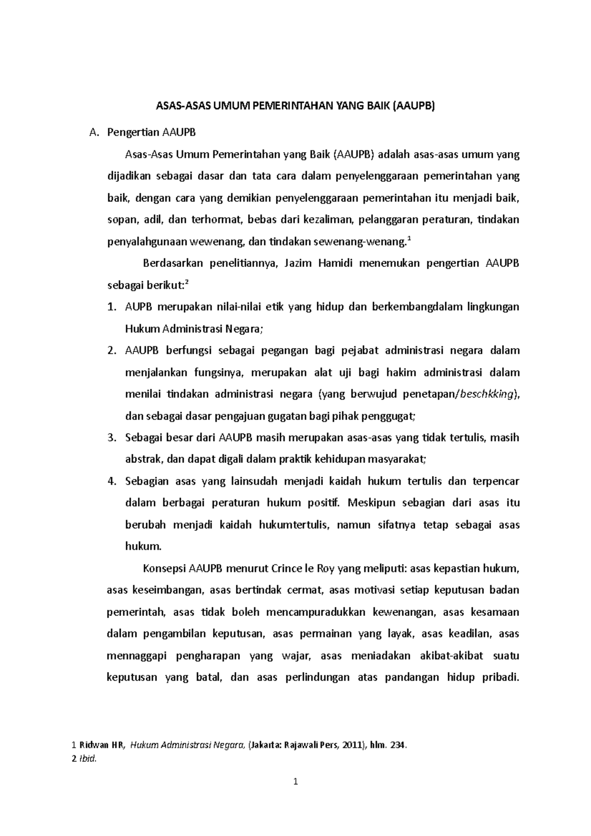 99. Asas-Asas Umum Pemerintahan - ASAS-ASAS UMUM PEMERINTAHAN YANG BAIK ...