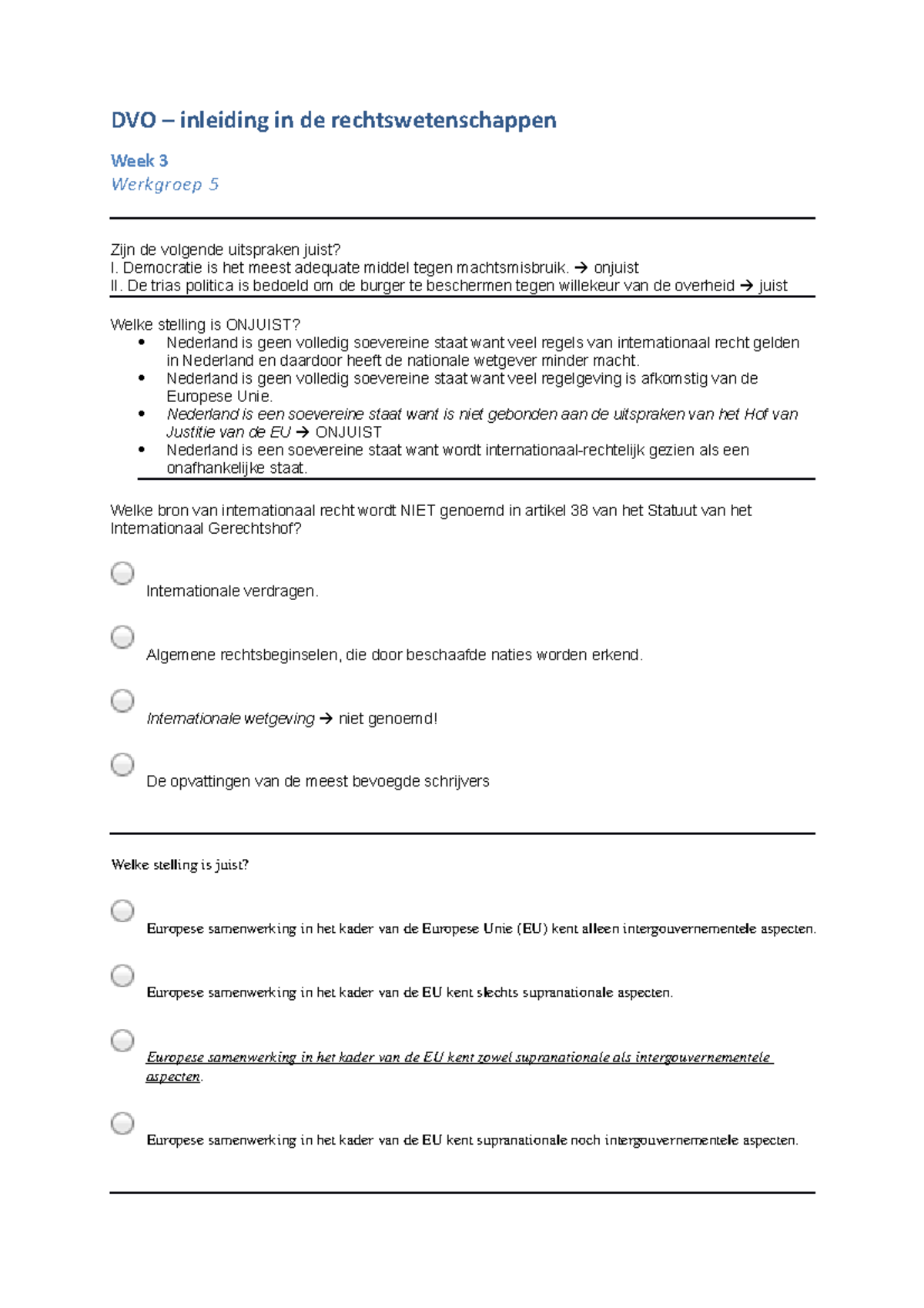 Dvo - Inleiding In De Rechtswetenschappen - DVO – Inleiding In De ...