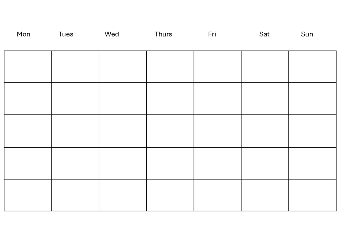 Timetable template - important - ACC200 - Mon Tues Wed Thurs Fri Sat ...