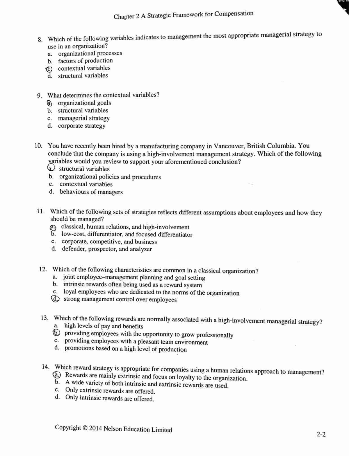 Doc Jan 14, 2019 , 21 41 - This multiple choice examination is based on ...