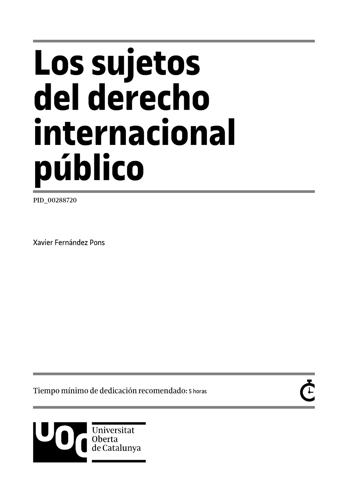 Los Sujetos Del Derecho Internacional Publico - Los Sujetos Del Derecho ...