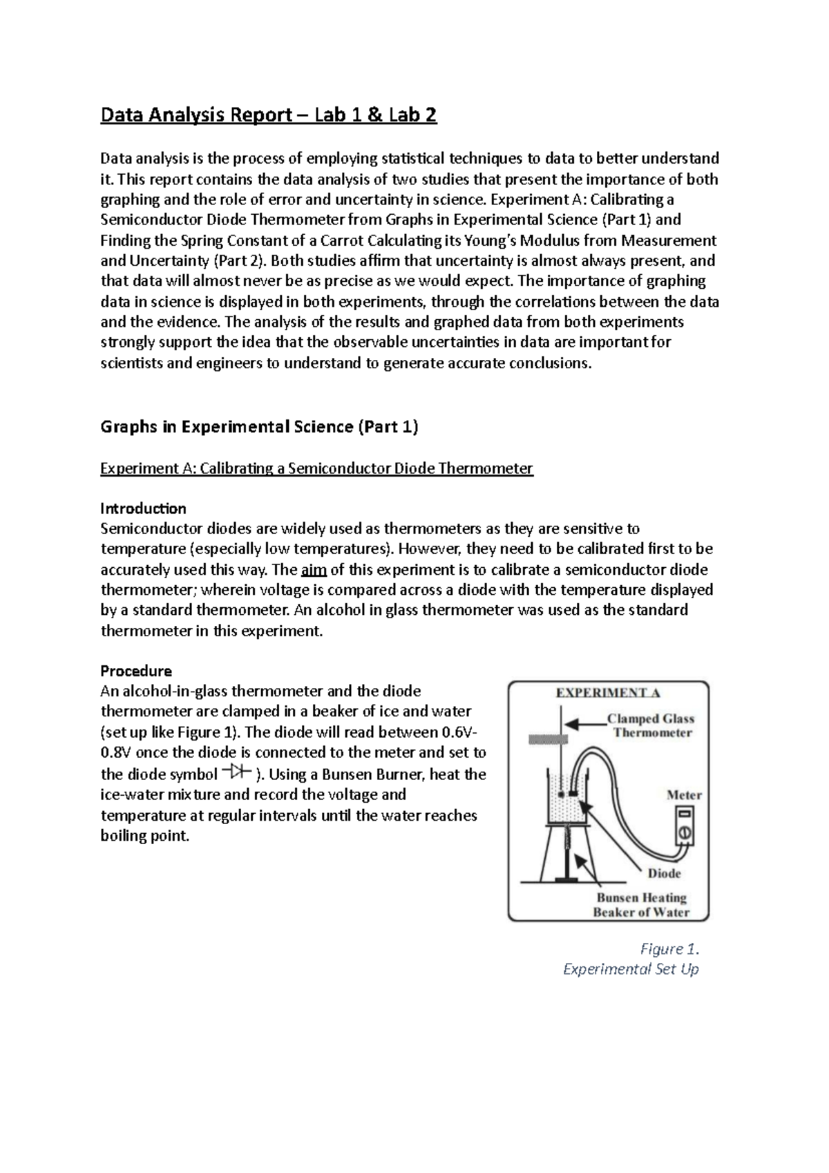 Data Analysis Report PAN - Data Analysis Report – Lab 1 & Lab 2 Data ...
