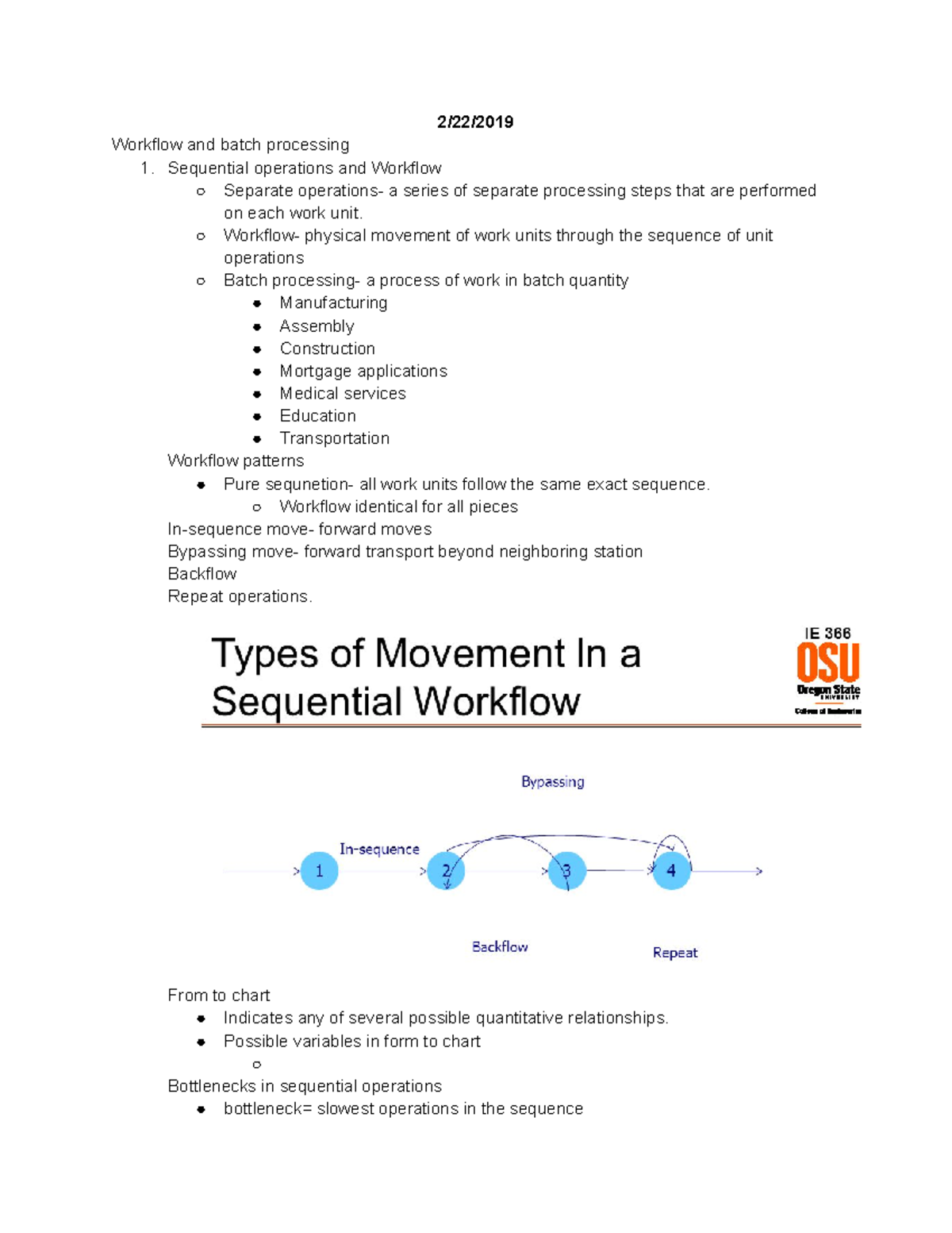 Class 4 - Lecture notes 4 - 2/22/ Workflow and batch processing 1 ...