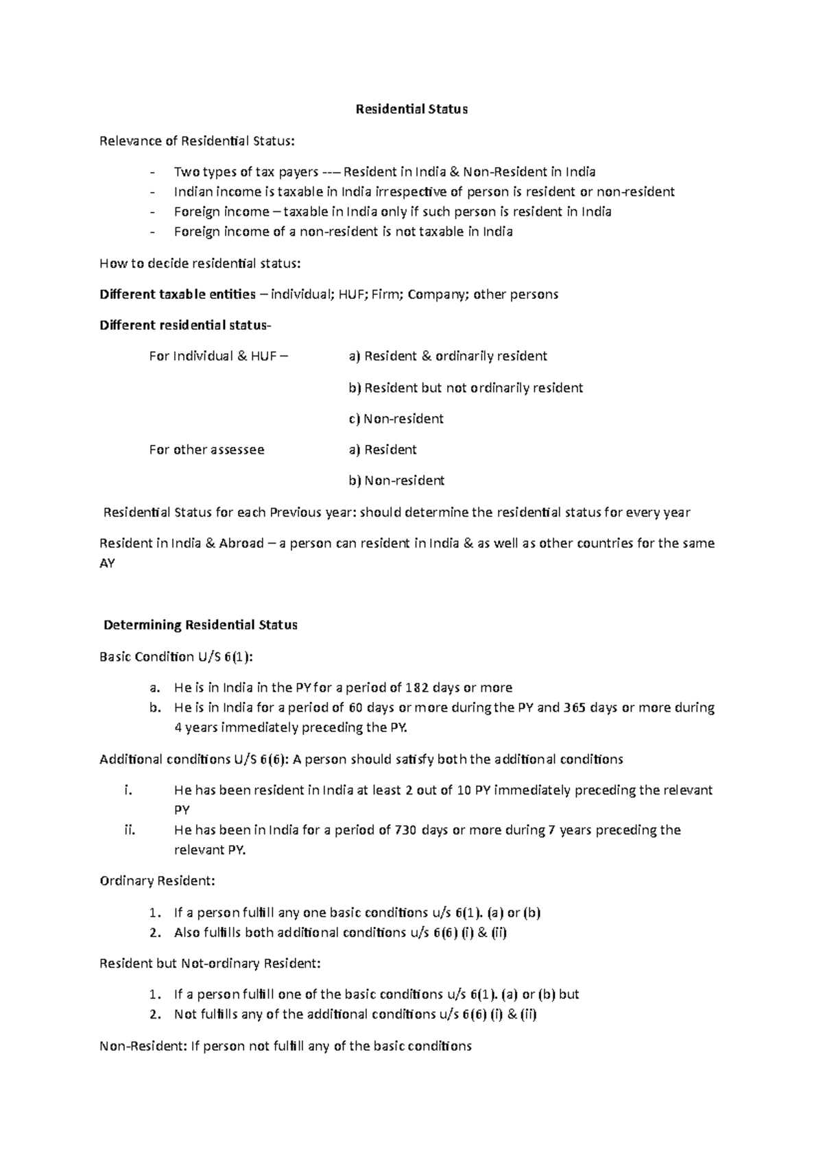 residential-status-theory-residential-status-relevance-of-residential