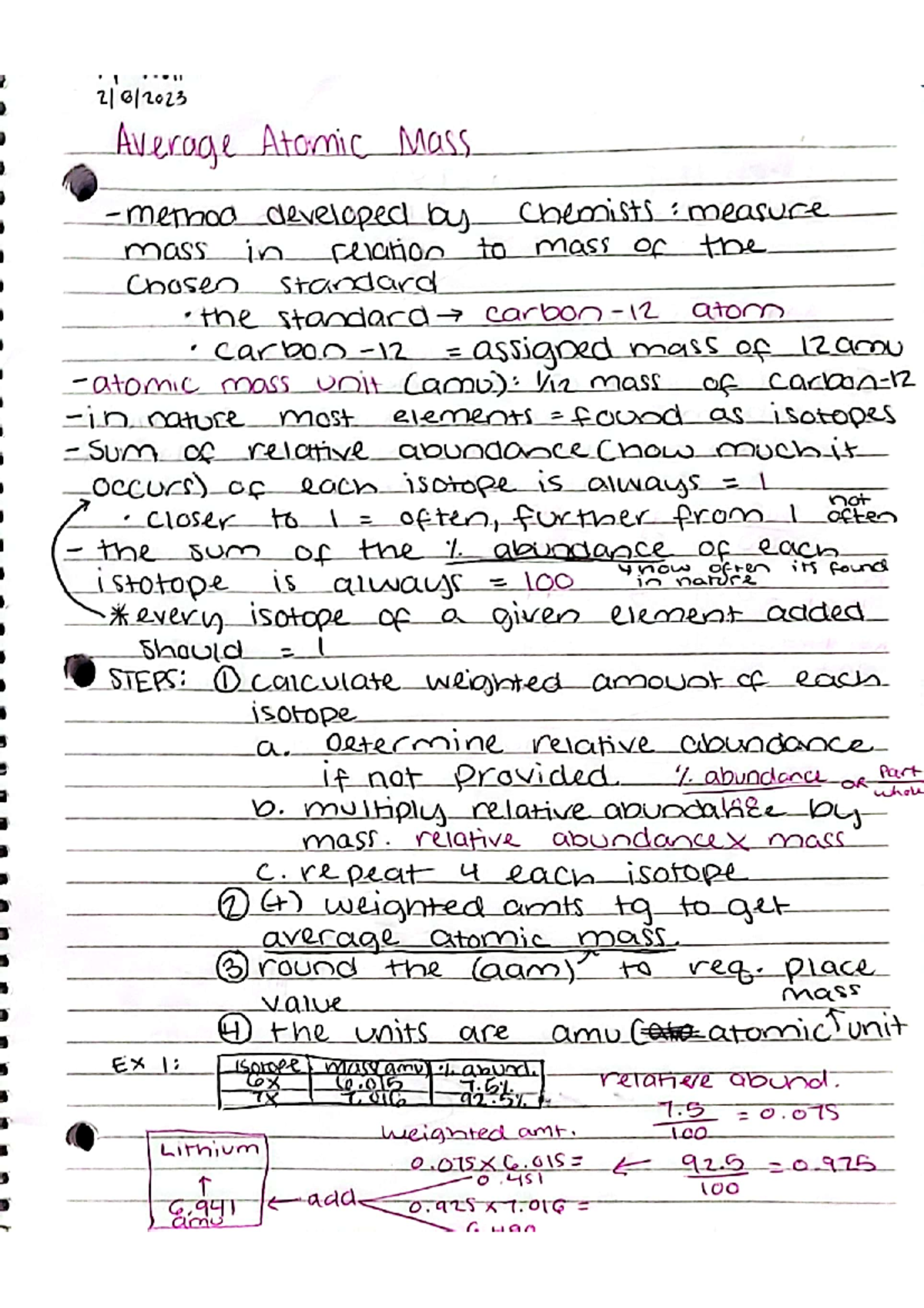 Hnrs Chemistry Notes and Examples - Studocu