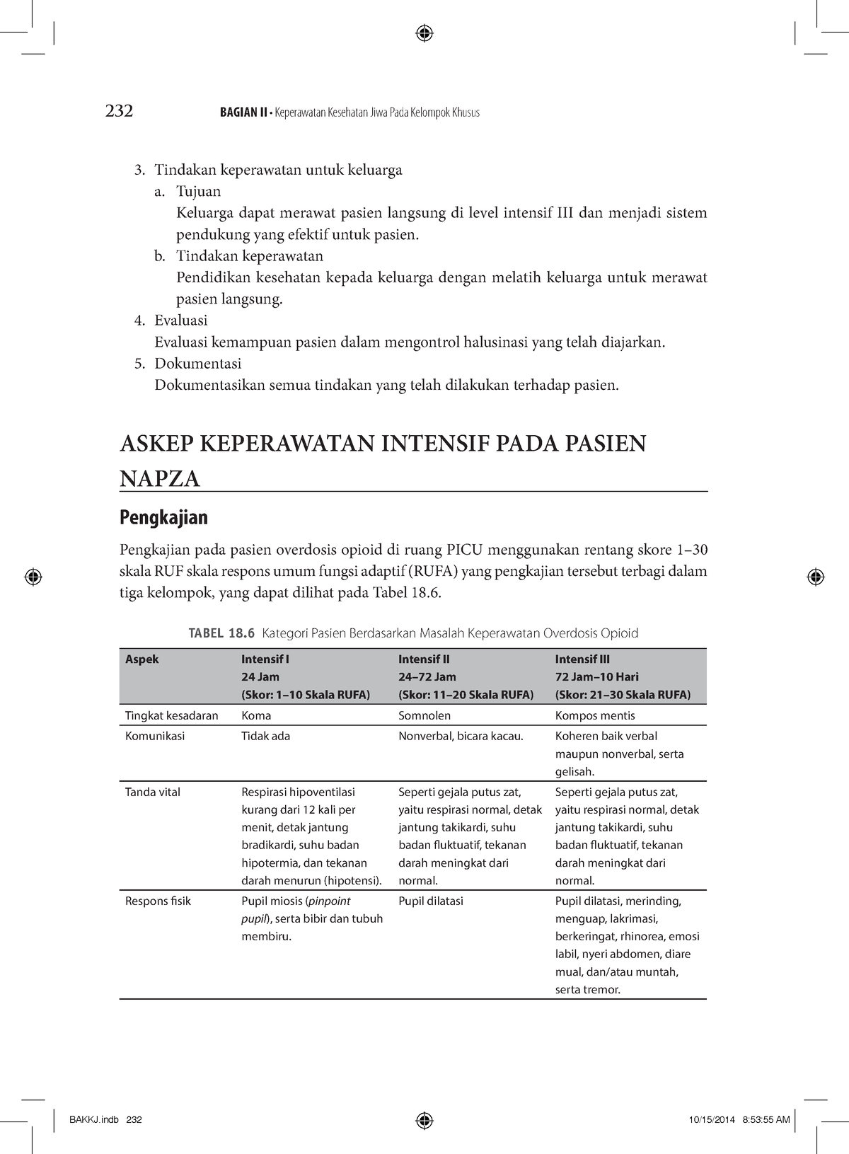 Buku Ajar Keperawatan Kesehatan Jiwa Ah 232 Bagian Ii • Keperawatan