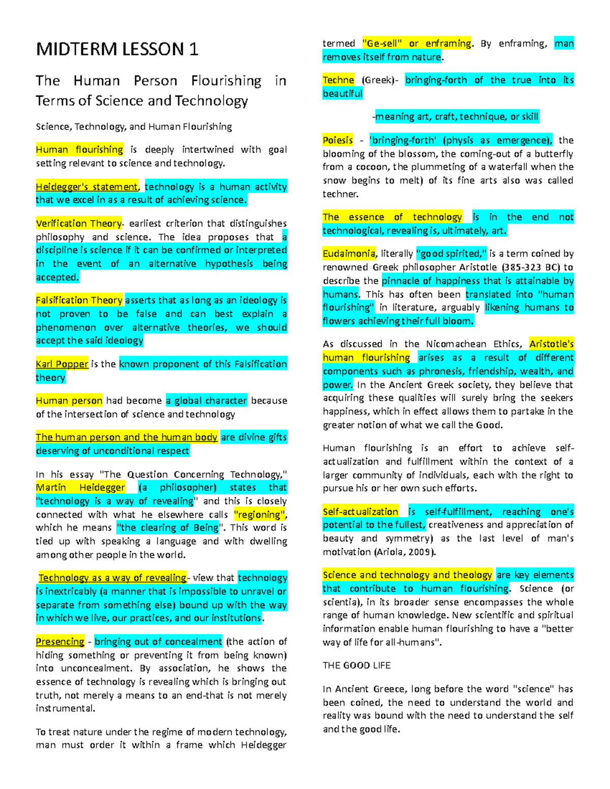 STSO- Midterm 063453 - SCIENCE TECHNOLOGY AND SOCIETY - MIDTERM LESSON ...