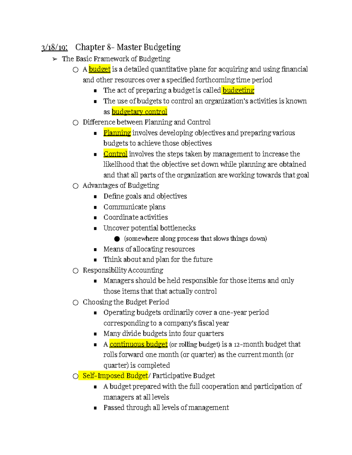 Accouting Chapter 8 - Professor Gregory Tanzola - 3/18/19: Chapter 8 ...