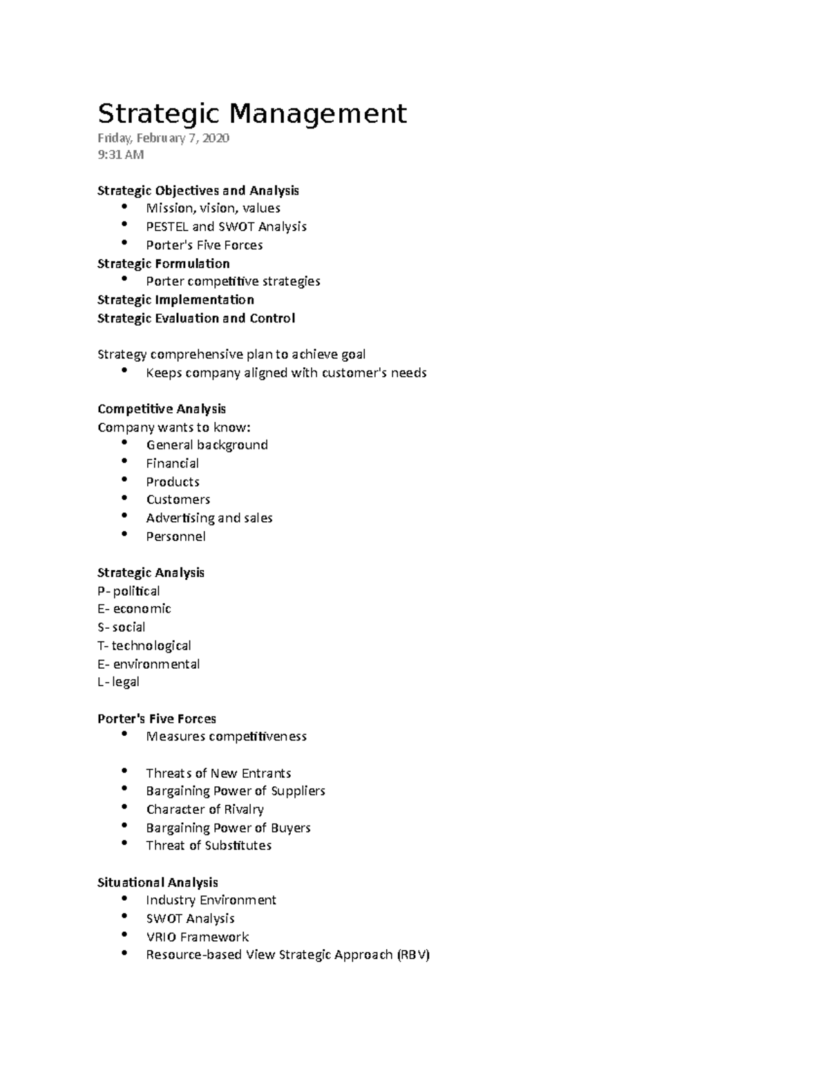 strategic-management-lecture-notes-6-strategic-management-friday