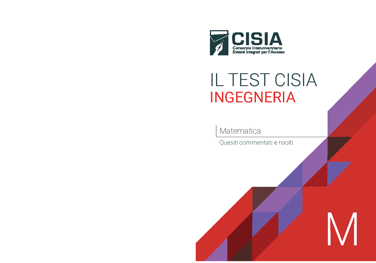 Il Test Cisia Ingegneria - Matematica Vol - Matematica INGEGNERIA IL ...