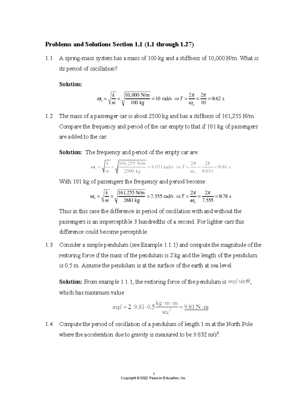 Sol Sec 1pt1 Ed5 - hhhh - Problems and Solutions Section 1 (1 through 1 ...