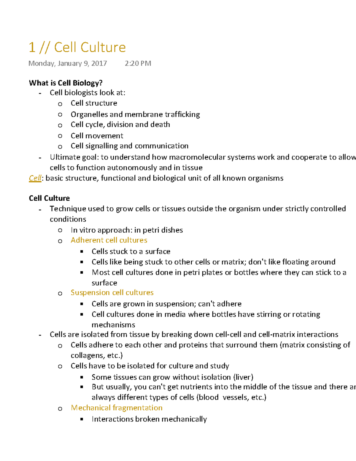 1-cell-culture-lecture-notes-for-bio2382-2017-what-is-cell-biology