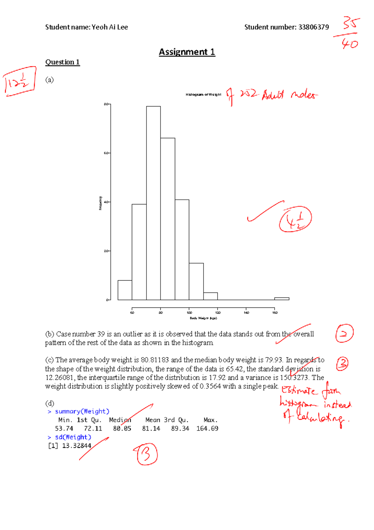 Assignment 1 (33806379) - Warning: TT: Undefined Function: 32 ...