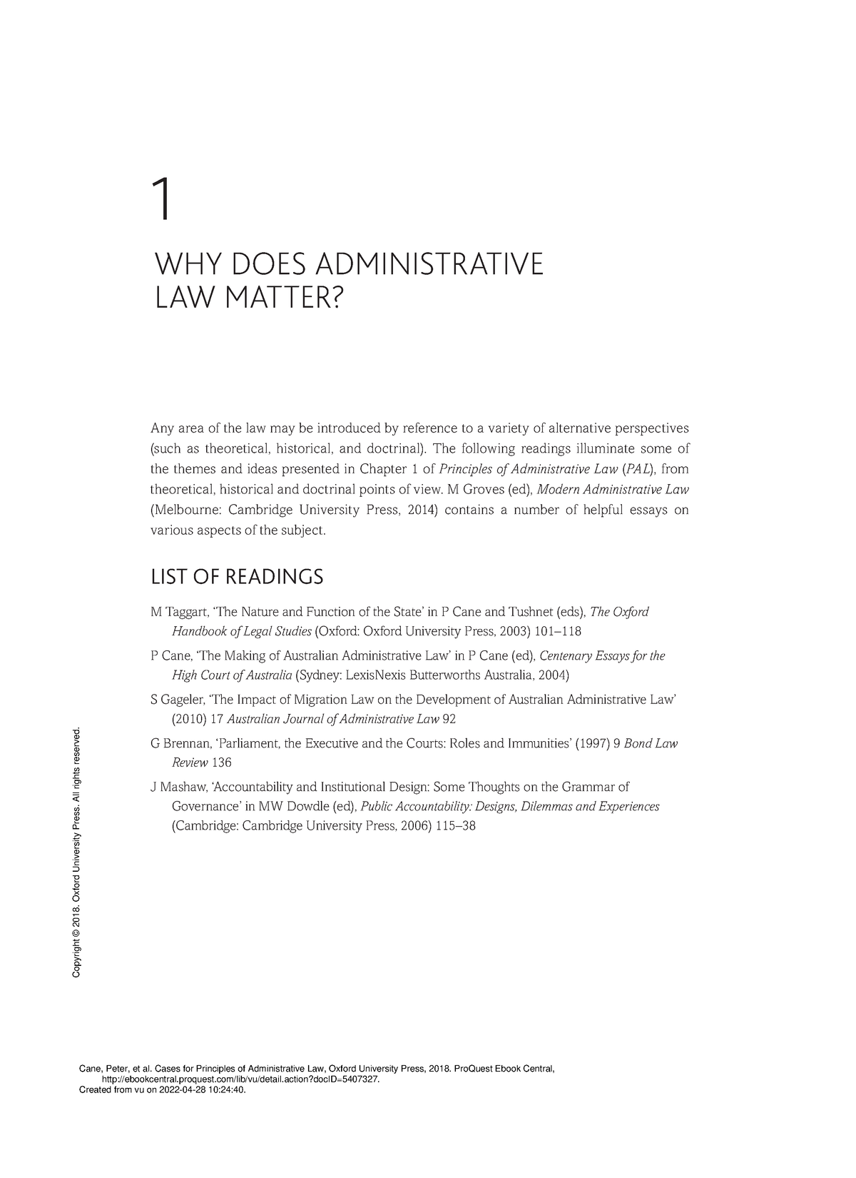 research paper topics in administrative law