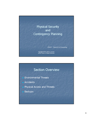 Topic 07 - Detailed Summarized notes for security class - Malware ...