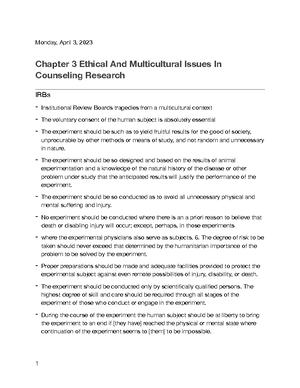 2 Chapter 3 Ethical And Multicultural Issues In Counseling Research ...