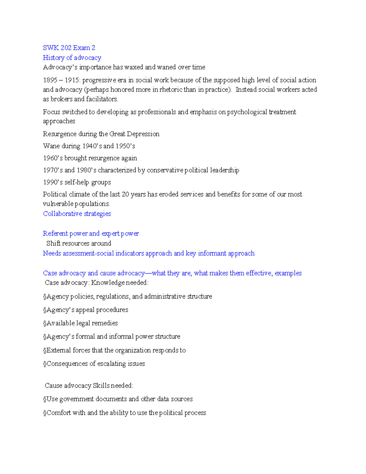 Swk 202 Exam 2 Second Exam Swk 201 Studocu