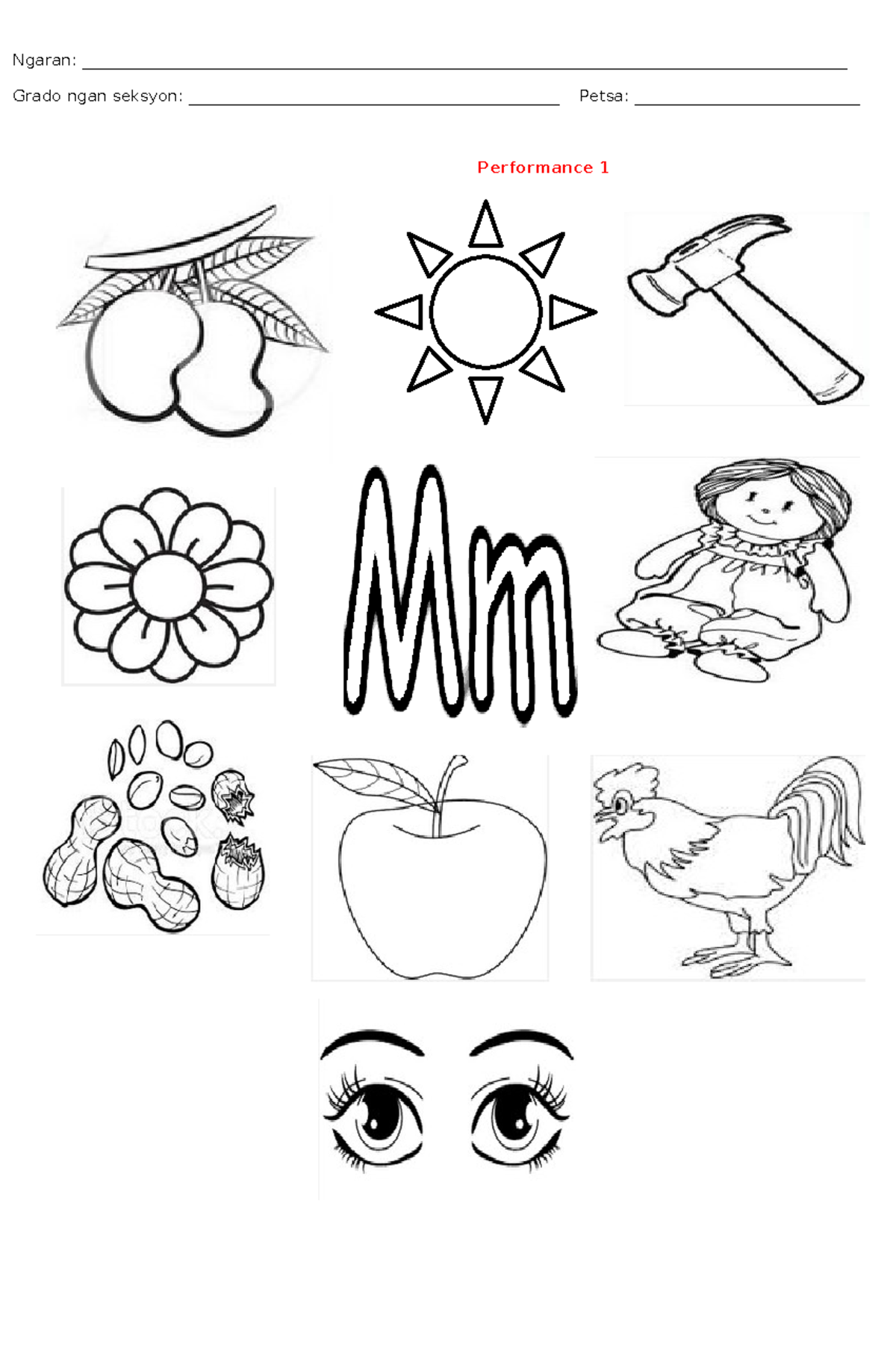 Letter Mm Activity - USEFUL IN MY TEACHING - Bachelor of Elementary ...