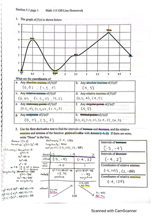 MATH 115 Chain Rule Practice Quiz - MATH 115Z - Studocu