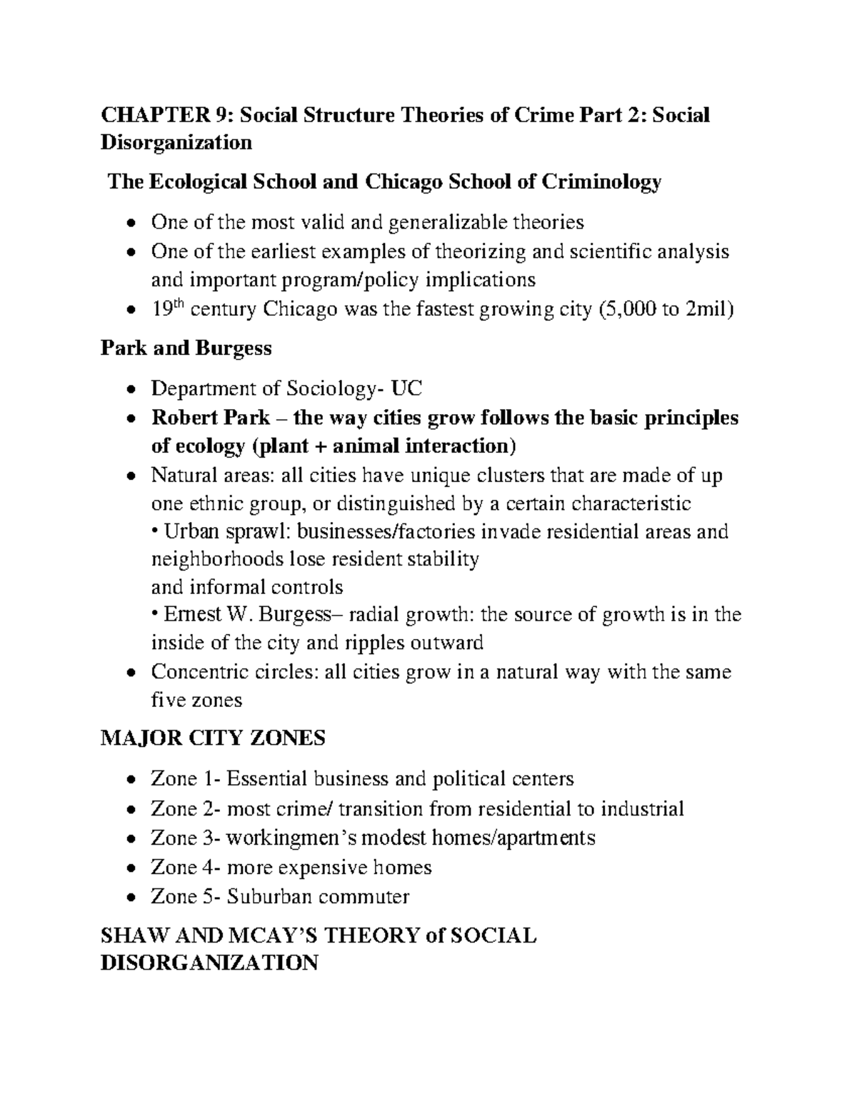 crime-theory-notes-3-copy-chapter-9-social-structure-theories-of