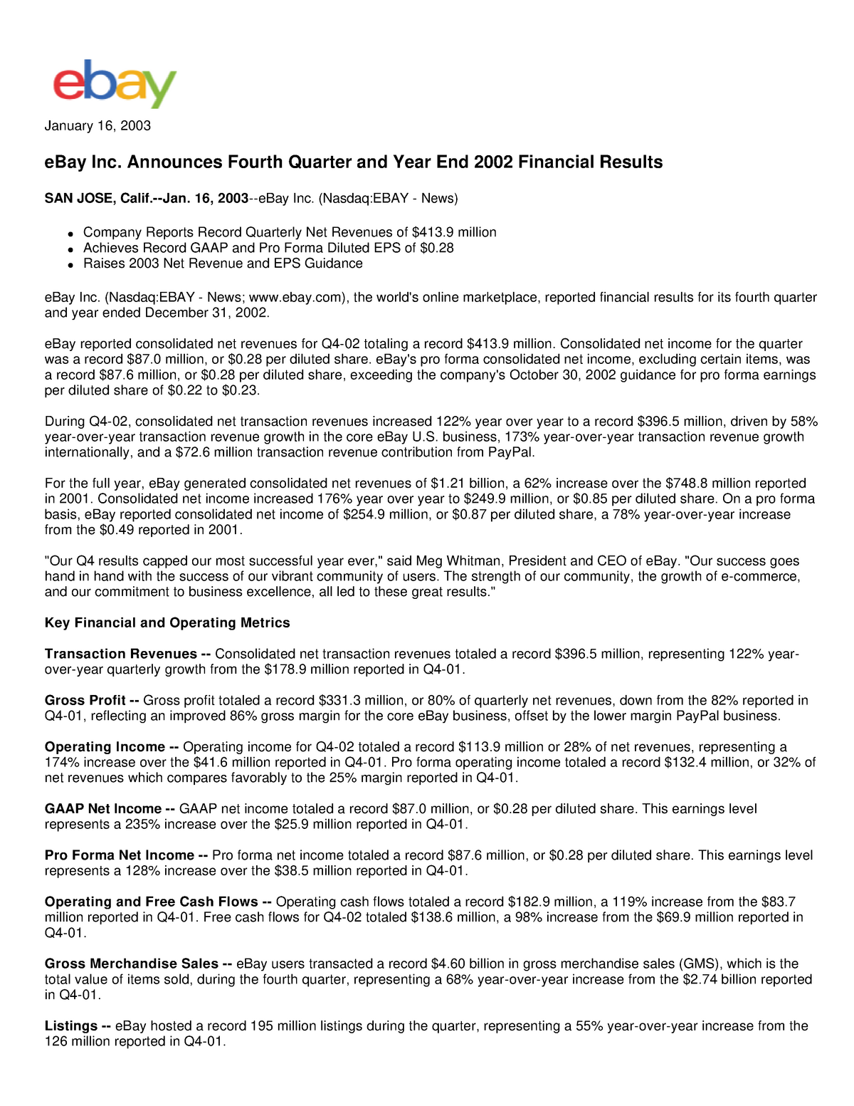 ebay-news-2003-1-16-earnings-january-16-2003-ebay-inc-announces