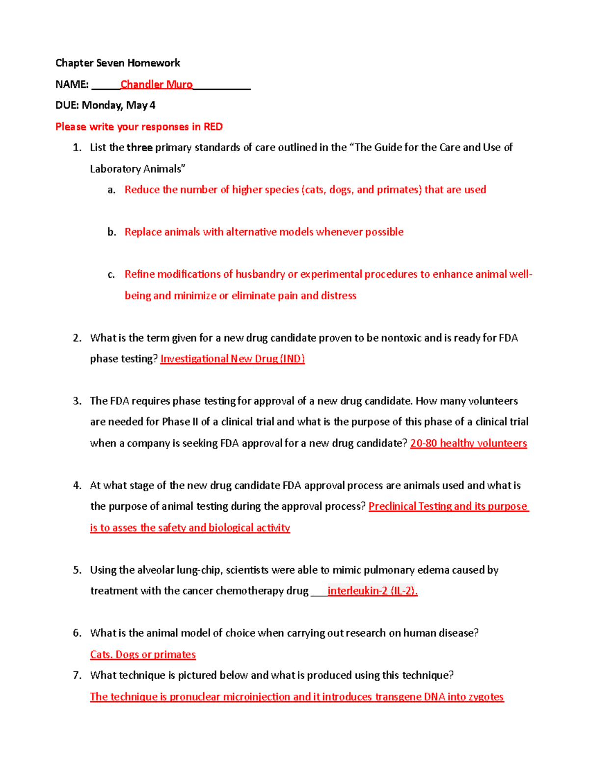 identify the example of the homework gap. chapter 7