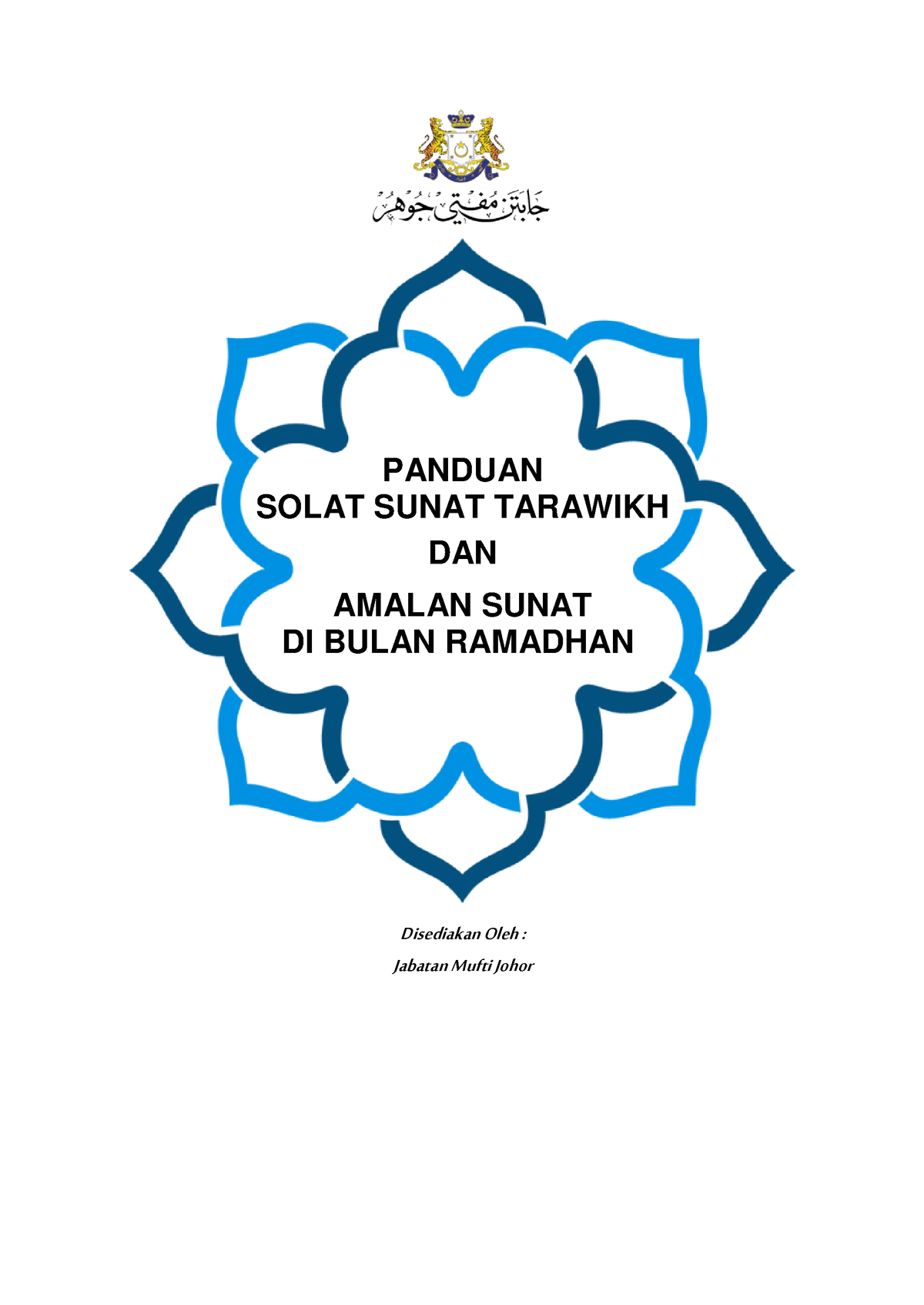 Panduan Solat Sunat Tarawikh Dan Amalan Sunat Di Bulan Ramadhan ...