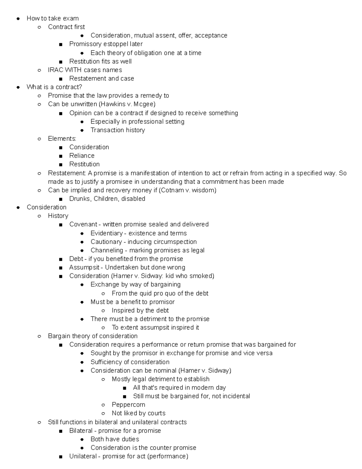 contracts-outline-how-to-take-exam-contract-first-consideration